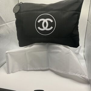 Chanel black bag 12 height 8 1/2 wide
